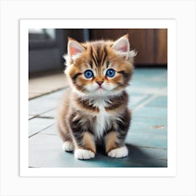cute cat Art Print