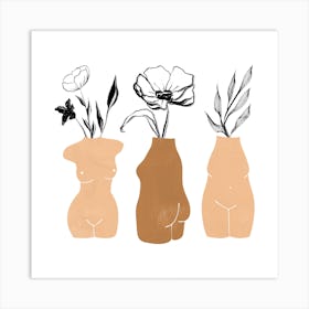 Flowers In Vases Art Print