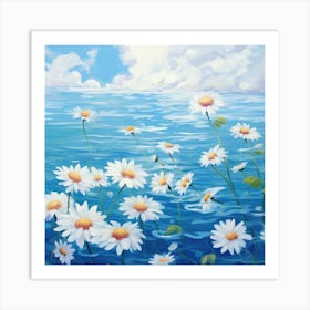 Daisies In The Sea Art Print