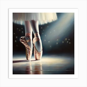 Ballet Shoes Art Print