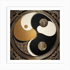 Yin Yang 18 Art Print