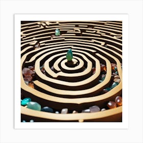 Maze Stock Videos & Royalty-Free Footage Art Print