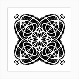 Lace Pattern Vector Illustration Art Print