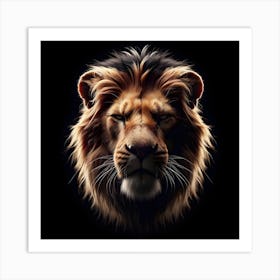 Lion portrait 1 Art Print