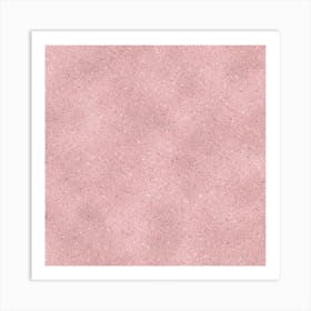 Rose Gold Glitter Art Print