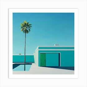 'Blue House' 2 Art Print