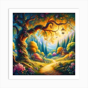 Fairy Tale Forest Art Print