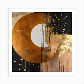 Golden Moon Art Print