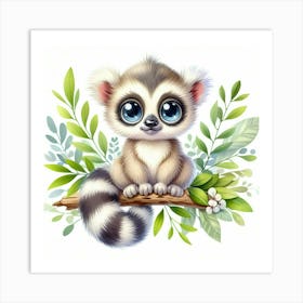 Lemur 2 Art Print