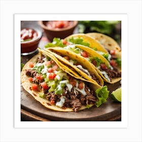 Mexican Tacos Art Print