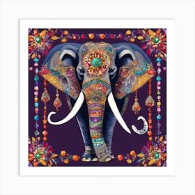 Elephant - Jigsaw Puzzle Art Print