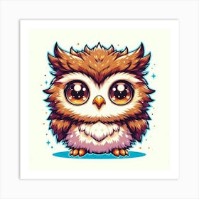 Cute Owl 5 Art Print