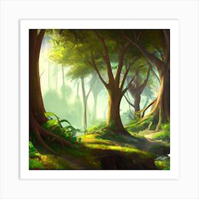 Beautiful Forest 2 Art Print