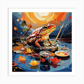 Frog Painting 2 Art Print