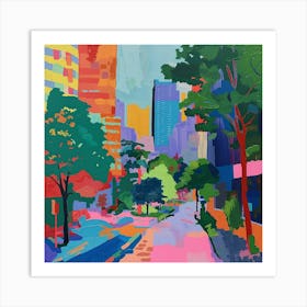 Abstract Park Collection Cheonggyecheon Park Seoul 4 Art Print