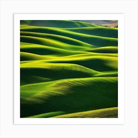 Photograph - Green Rolling Hills Art Print