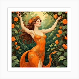 Gypsy Girl Art Print