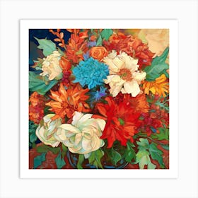 Bright Bouquet Art Print