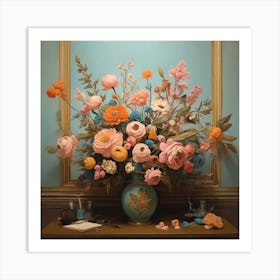 Vase Of Flowers 2 Art Print