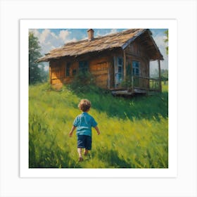 Child house Art Print