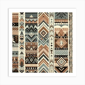 Aztec Pattern Art Print