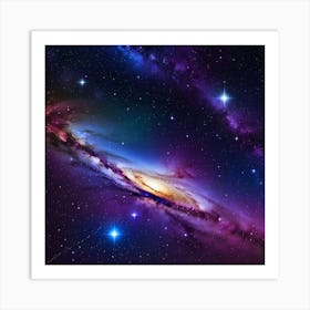 Galaxy Wallpaper 21 Art Print