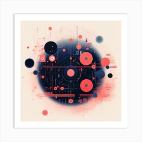 Abstract Circle 2 Art Print