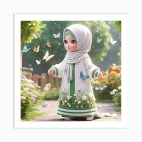 Muslim Girl 2 Art Print