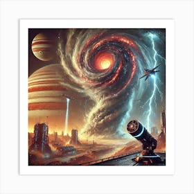 A Sci Fi Depiction Of The Hurricane Engine Cyclones 1 Art Print