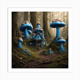 Fairy House In The Forest 1 Art Print