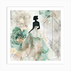 Woman In A Dress 8 Art Print