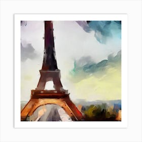 Paris Eiffel Tower Art Print