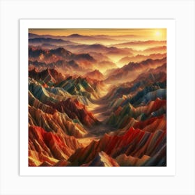 Desert Landscape 5 Art Print