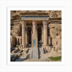 Egyptian Temple Art Print