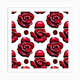 Red Roses Art Print