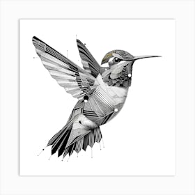 Kolibri Artwork Painting 24 Art Print