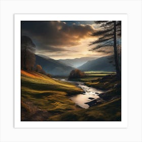 Scottish Landscape 3 Art Print