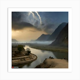 Firefly During The Time Of The Indus Valley Civilization, The Weather And Environment In The Region Art Print