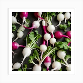 Radishes 30 Art Print