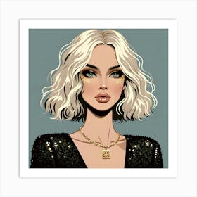 Fashion Girl Art Print