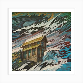 House On The Ocean Art Print