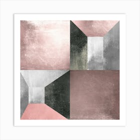 Marble And Pink 4 Art Print