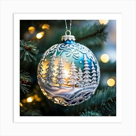 Christmas Tree Ornament 5 Art Print