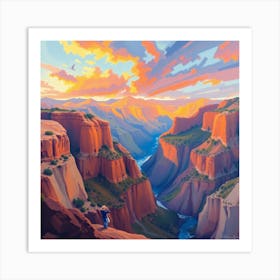 Grand Canyon Sunset Art Print