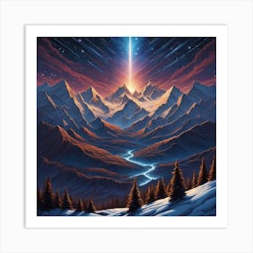 Starry Sky Art Print