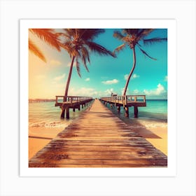 Beach - Beach Stock Videos & Royalty-Free Footage Art Print