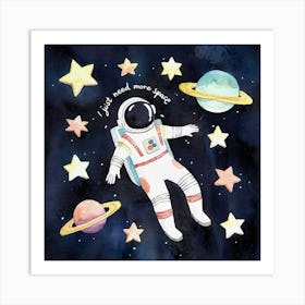 Astronaut Art Print