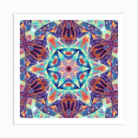 Psychedelic Mandala 28 Art Print