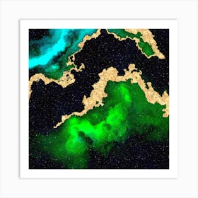 100 Nebulas in Space Abstract n.019 Art Print