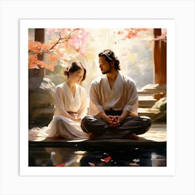 Samurai Love Art Print